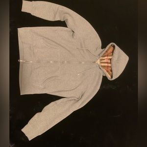 Burberry Hoodie Grey Melange Men’s